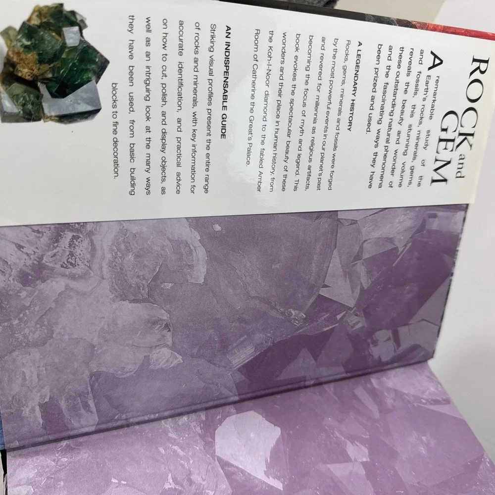 Rock & Gem Definitive Guide Rocks Minerals Gems Fossils Smithsonian DK Book